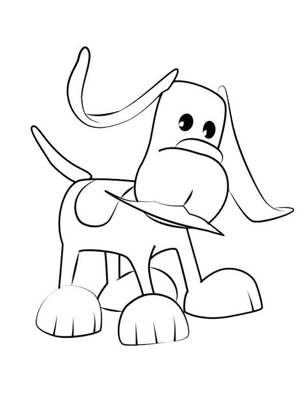 Cão Vlekkie Desenho para Colorir Cão Vlekkie Desenho para Colorir