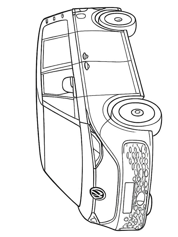Volkswagen ID. Buzz Desenho para Colorir Volkswagen ID. Buzz Desenho para Colorir