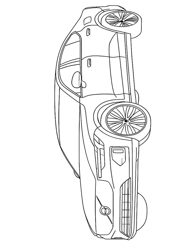 Volvo ES90 Desenho para Colorir Volvo ES90 Desenho para Colorir