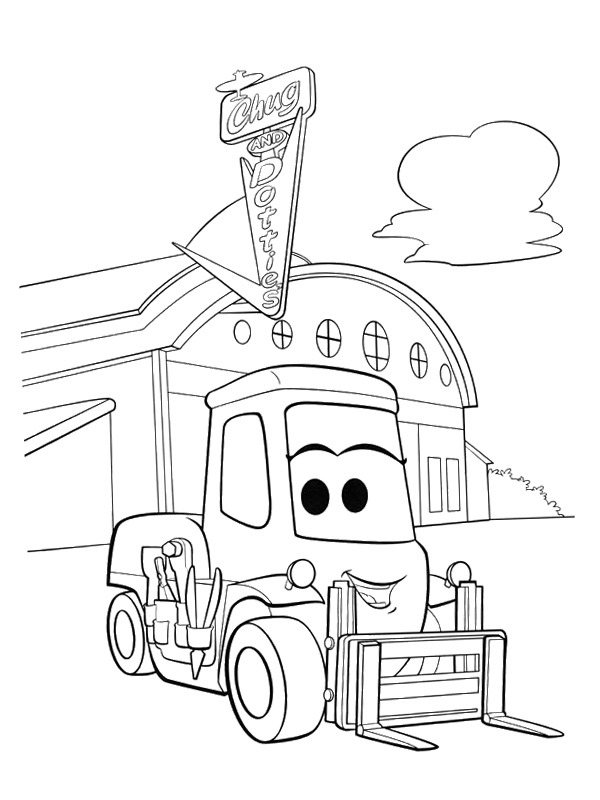 Empilhadeira Dottie Desenho para Colorir Empilhadeira Dottie Desenho para Colorir