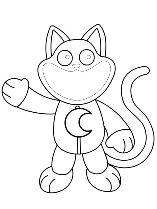 CatNap feliz Desenho para Colorir CatNap feliz Desenho para Colorir