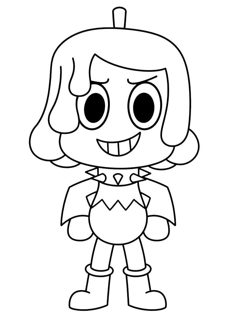 Waxwell (Dandy's World) Desenho para Colorir