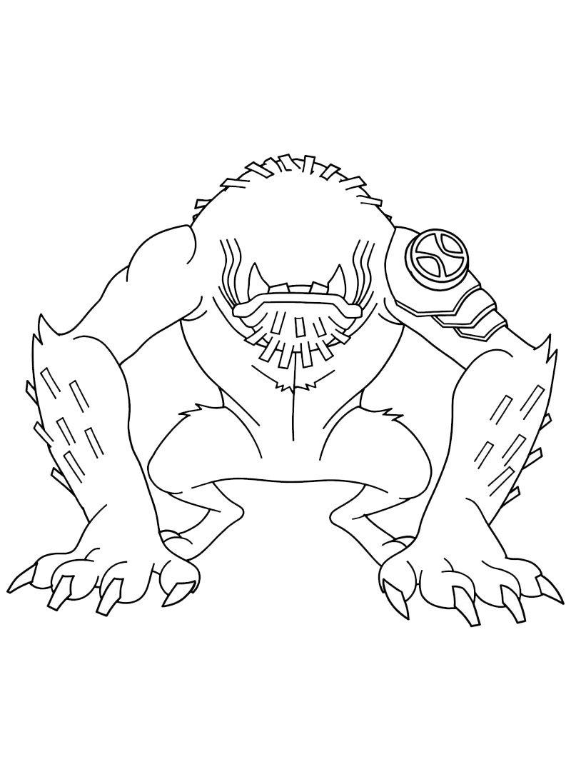 Besta (Ben 10) Desenho para Colorir