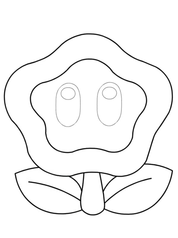 Flor-maravilha Desenho para Colorir Flor-maravilha Desenho para Colorir