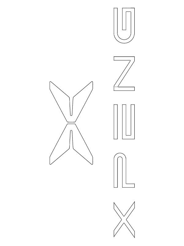 Logo da Xpeng Desenho para Colorir Logo da Xpeng Desenho para Colorir