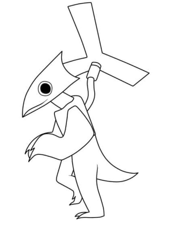 Yellow (Rainbow Friends) Desenho para Colorir Yellow (Rainbow Friends) Desenho para Colorir