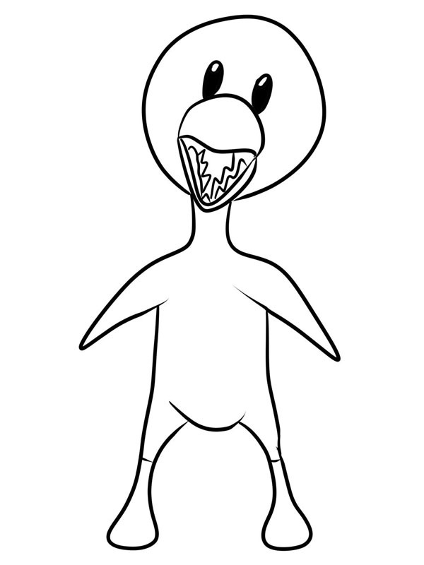 Yellow Senior (Rainbow Friends) Desenho para Colorir Yellow Senior (Rainbow Friends) Desenho para Colorir