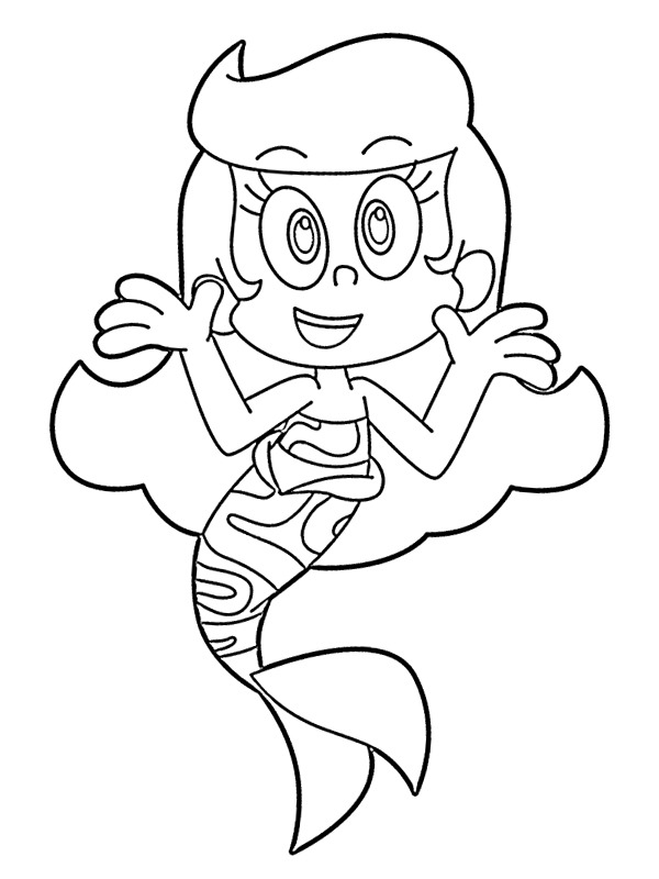 Molly sereia Desenho para Colorir Molly sereia Desenho para Colorir