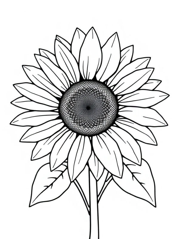 Girassol Desenho para Colorir Girassol Desenho para Colorir