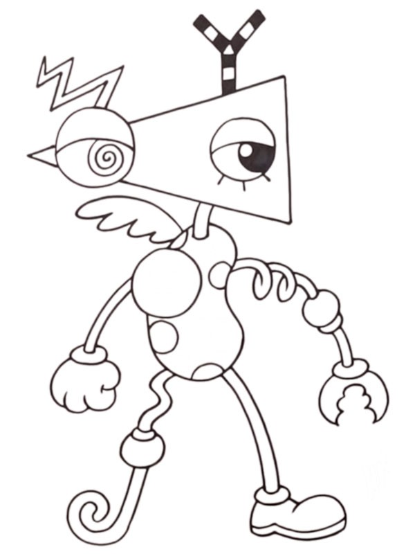 Zooble O Incrível Circo Digital Desenho para Colorir Zooble O Incrível Circo Digital Desenho para Colorir