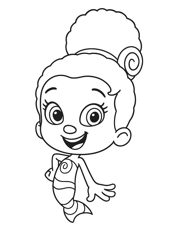 Zooli (Bubble Guppies) Desenho para Colorir Zooli (Bubble Guppies) Desenho para Colorir