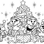 Desenho Colorir Natal Turma da Mônica