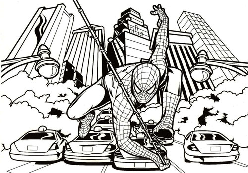 print desenhos: Desenho do Homem Aranha para colorir, desenho do