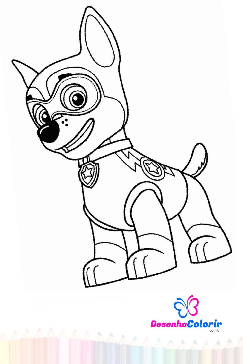 Desenhos para colorir de Patrulha Canina