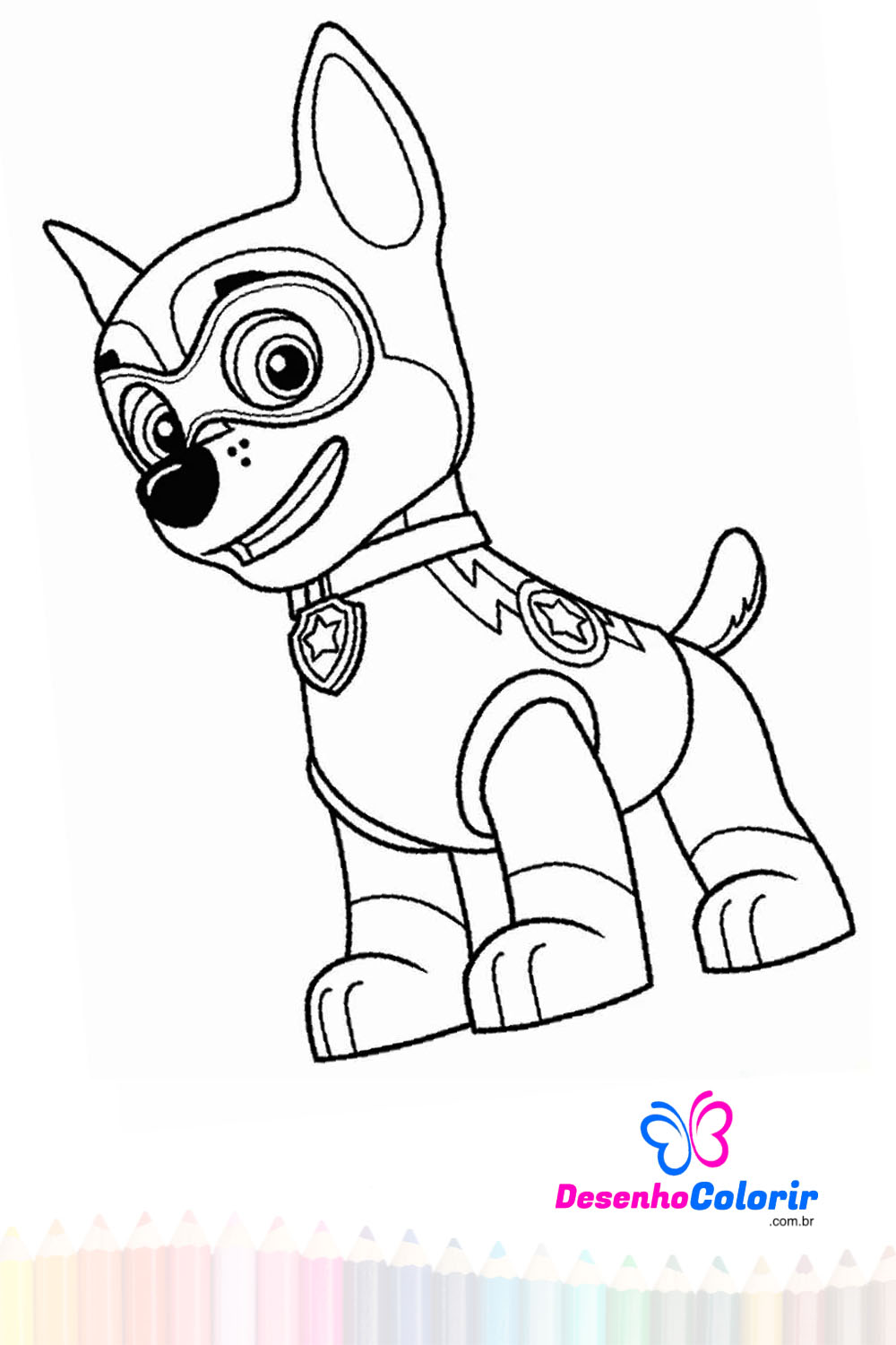 Patrulha canina para colorir e Imprimir