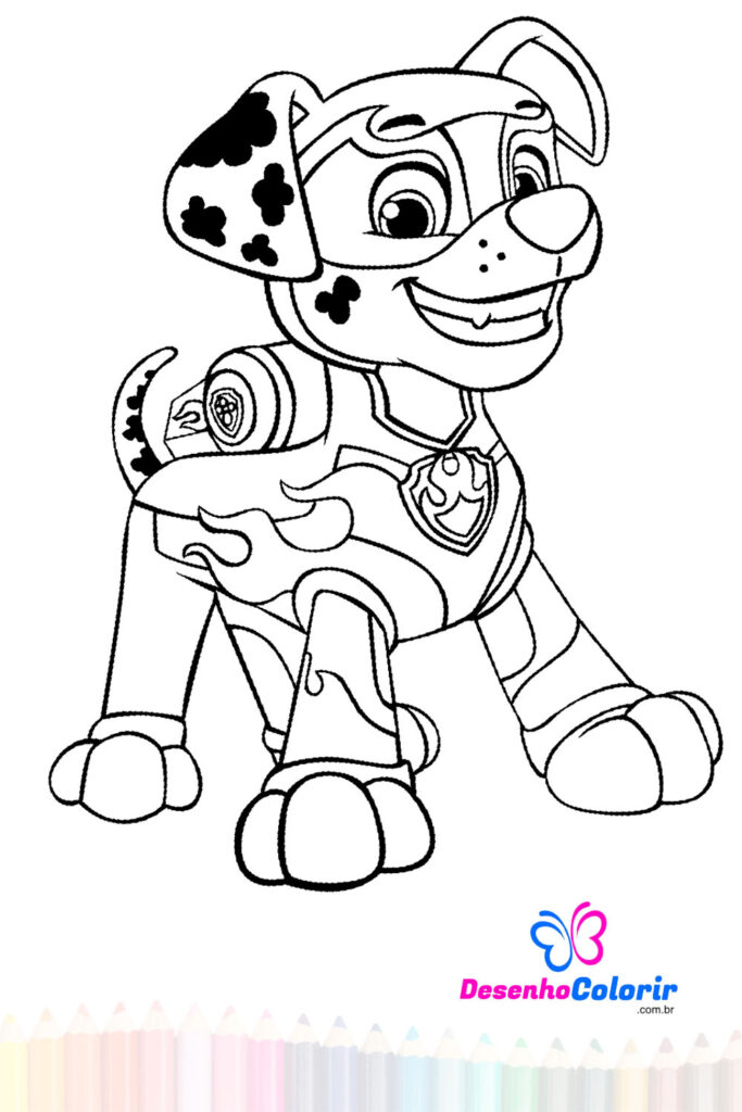 Desenhos Patrulha Canina Para Colorir - Desenhos Para Colorir