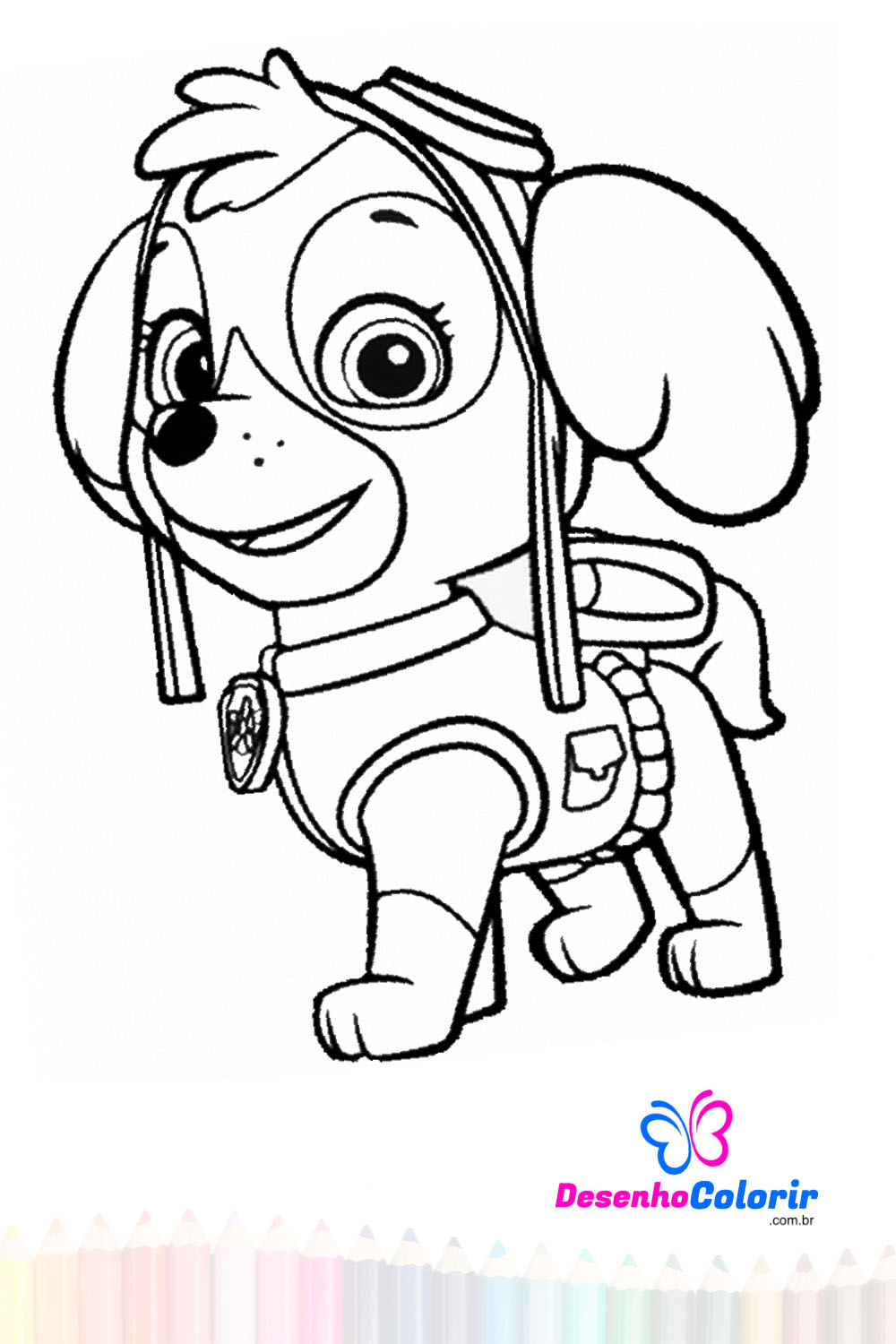 Patrulha Canina para Colorir