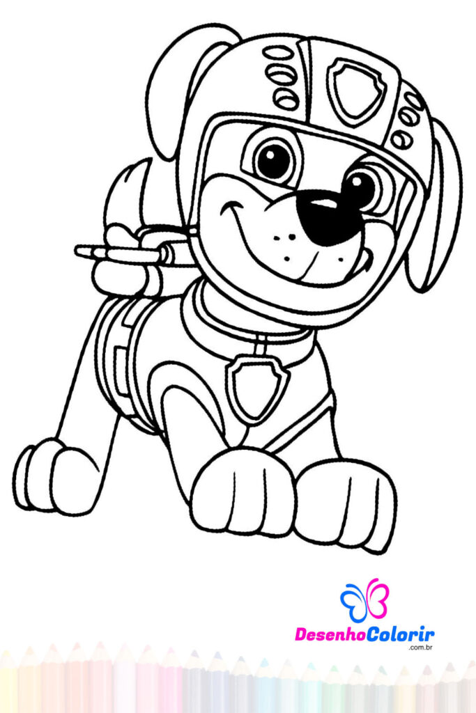 Patrulha Canina para Colorir